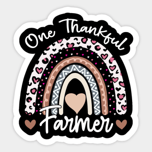 one thankful farmer Sticker